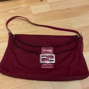 Fendi Baguette Burgundy